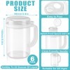 Starvast 6Pcs Early Learning Kids Easy Pouring Mini Pitchers, Round