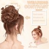 WZNBBOY Messy Bun Hair Piece Hair Bun Wavy Curly Scrunchies