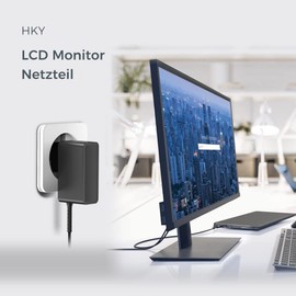 HKY 19V 1.7A 1.3A LG Switching Adapter Model ADS-40S-19-2 ADS-40SG-19-3 19032G LG Smart TV's IPS224V IPS4 22EA53 24M45 ADS-40FSG-19 19025GPG-1 27M45H Q 27 inch LED 24EN33S 24EN33V-B 24EN33T-B Monitor