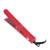 Professional Red Hair Straightener Titanium Curler Straightening Curling Rhinestone Flat
