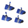 4Pcs Waterproof Dog Shoes pet Dog paw Protector Slip All