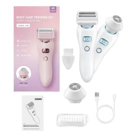 Depiladora Elctrica Recargable Zynlora 2 En 1 Facial Y Corporal Inalmbrica USB                                                                        