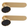 2Pcs Towel Hook Brass Clothes Coat Robe Hanger for Bathroom