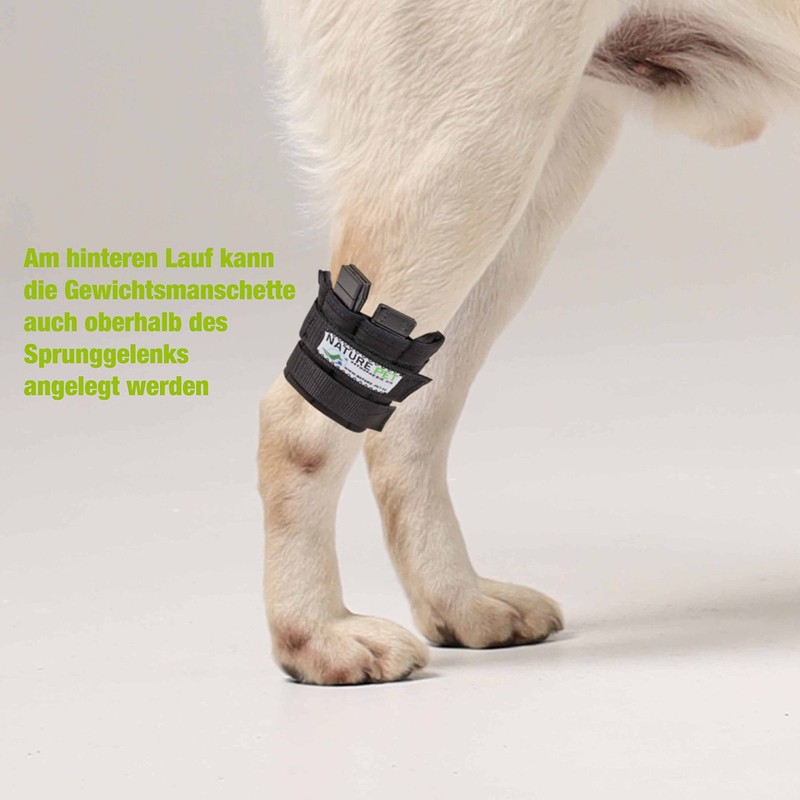 Nature Pet Therapy Cuff/Training Bandage with Weights for Dogs (XL)