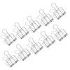 51mm 30pcs Binder Clips Strong Clamping Force Metal Hollow Tail