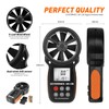GOYERRNES Handheld Anemometer, Digital Wind Speed CFM Meter Gauge, Air