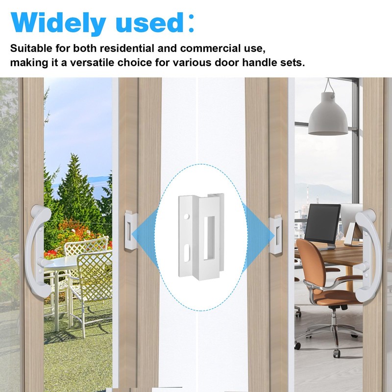 Patio Sliding Door Keeper／Hook Style Latch／E 2124 Latch Lock Replacement