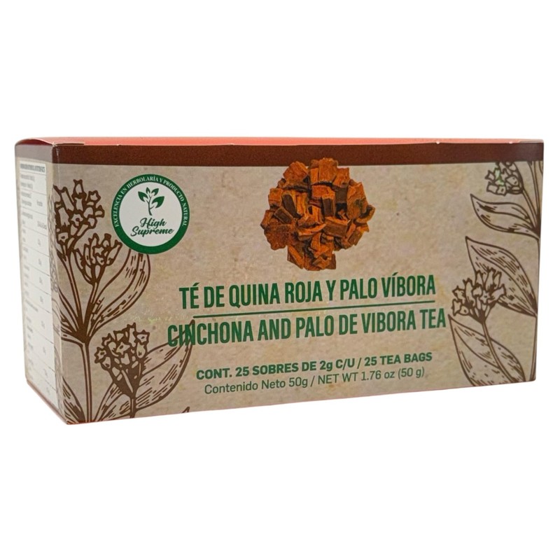 Quina Roja(chinona) & Palo de Víbora Tea – 100% Natural,