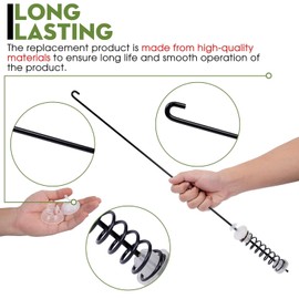 2024 Upgraded 4KNTW4605FW0 4KNTW4705FW0 4KWTW4605FW0 4KWTW4705FW0 4KWTW4815FW0 Washer Suspension Rod kit 4pcs(26.7in) Compatible with Amana Washer