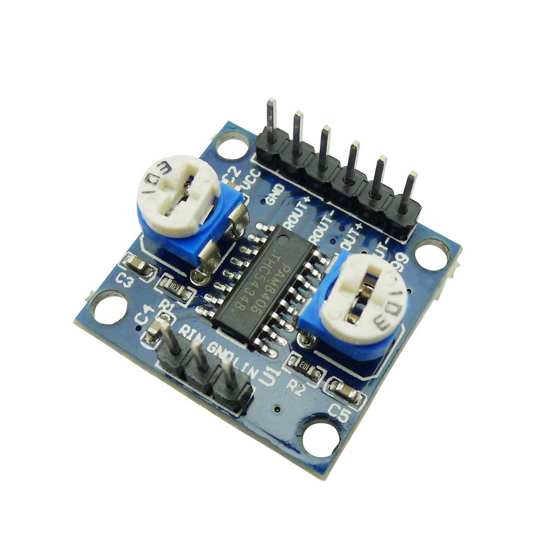 Aihasd PAM8406 Digital Amplifier Board with Volume Potentiometer, 5 W