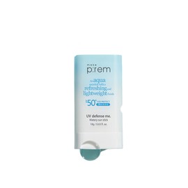 MakePrem Make Prem UV Defense Me Watery Sun Stick SPF50+ PA++++ 18g, 1 piece / 메이크프렘 유브이 디펜스 미 워터리 선스틱 SPF50+ PA++++ 18g, 1개