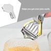 2 Pcs Lemon Slice Squeezers Stainless Steel Lemon Wedge Clips