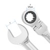 Skweawert 1 Inch Flex-Head Ratcheting Combination Wrench SAE 72 Teeth