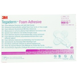 3M™ Tegaderm™ High Performance Foam Adhesive Dressing, 90615, Mini Wrap, 2-3/4 in x 2-3/4 in, 10/ct 4ct/Case