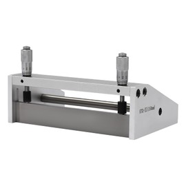 YIYIBYUS 100/150mm Adjustable Film Coating Applicator Film Coater with Micrometer Wet Film Preparation Device 0-3500μm Width (150mm), silver