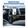 2-in-1 Cup Holder Cell Phone Holder,Adjustable 360° Rotation Universal Phone