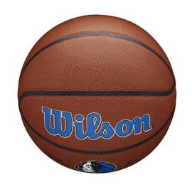 Wilson Basketball Team Alliance Dallas Mavericks Indoor/Outdoor Mixed Leather Size: 7