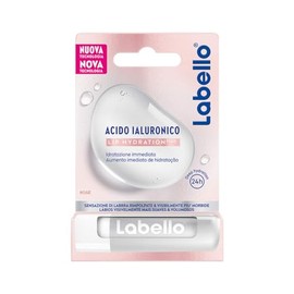 Labello Hyaluronic Acid Lip Hydration Plus Rosé 5.2 g, Ultralight Lip Balm, Lip Balm with Hyaluronic Acid for Puffed Lips, Lip Balm for 24 Hours of Moisture