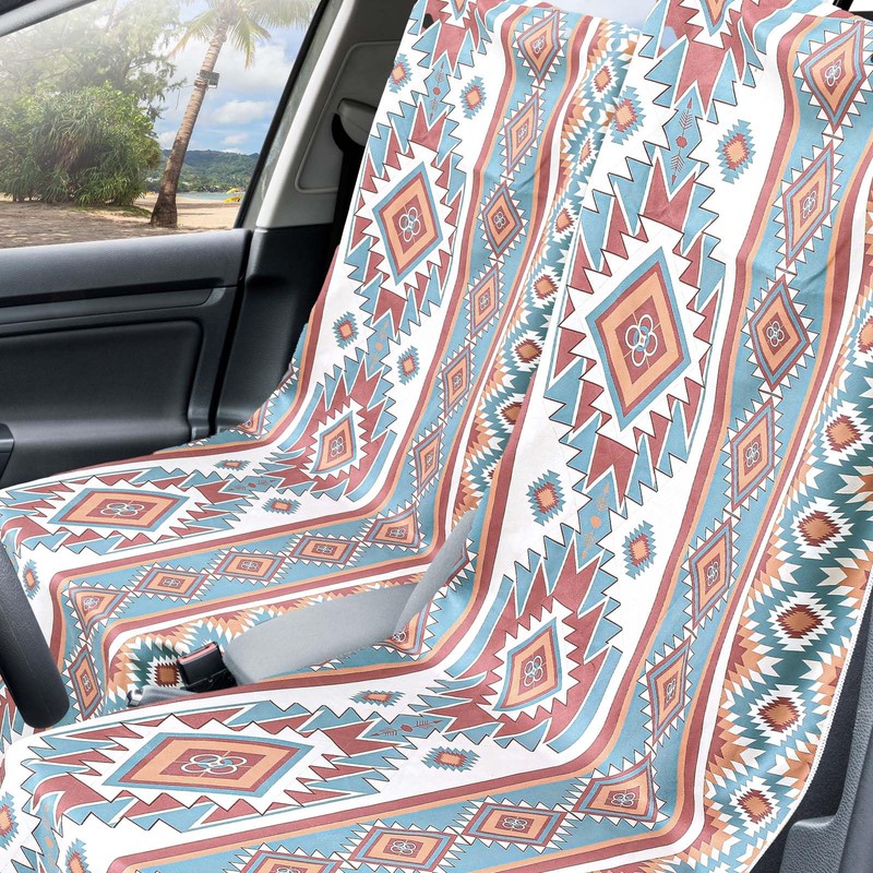 Hahafelt 2 Pack Car Seat Towel Covers with Storage Bag