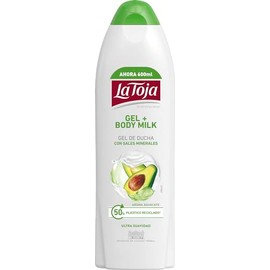 La Toja Avocado Shower Gel and Body Milk, Radiant Skin, Soft and Healthy, Intensively Nourishes the Skin, 4050 g, 600 ml
