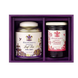 Set Item: High Grove LONDON Black Tea Tea Assorted Earl Grey Jam + 1 Bag of Long-established Japanese Araki