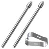 HaeKap 2 Pack Fine Replacement Pencil Nibs-Titanium Alloy Ballpoint Tips