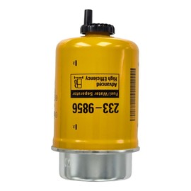 XYZIL Fuel Filter RE533026 233-9856 Compatible with John Deere 318D 319D 320D 323D 326D 328D 329D 332D 333D 244J 304J Compatible with 236B 246C 262C 272C Water Separator