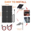 SUNER POWER 12V 30W Solar Panel Battery Charger Ultra, Built-in