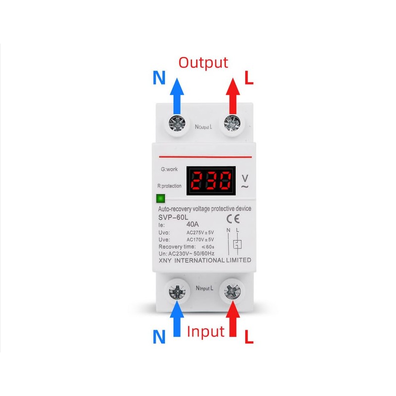 Surge Protection 230 V 40 A, Home Surge Protection DIN