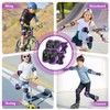 Kids Knee and Elbow Pads,6 in 1 Adjustable Wrist Guard