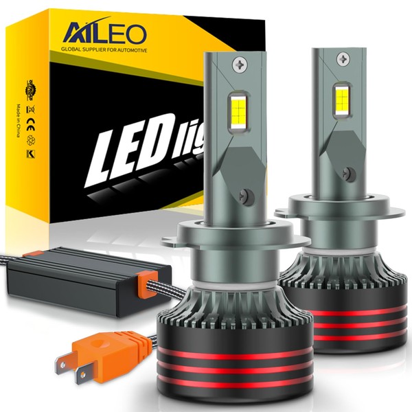 AILEO H7 LED Headlight Bulbs 2025 Upgraded 240W 20000LM Ultra