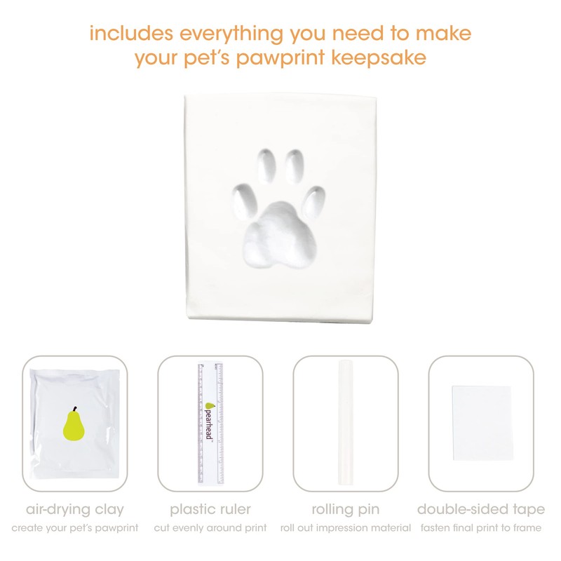 Pearhead Pet Photo Memory Box and Impression Kit for Dog