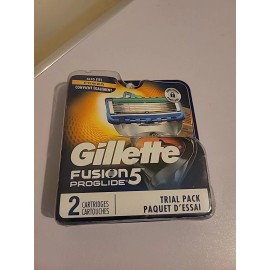 Gillette Fusion 5 Proglide Mens Razor Blade Refill 2 Cartridges