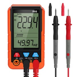 Digital Multimeter Smart, TRMS 6000 Counts, Auto-Ranging Multi Tester Voltmeter Ammeter Ohmmeter, Measures Voltage Current Resistance Capacitance Continuity Diode Frequency NCV