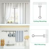 10 Inch Ceiling Curtain Rod Brackets, Heavy Duty Ceiling Curtain