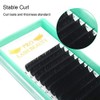 Easy Fan CC-0.07-15 Eyelash Extensions D Curl, Russian Lashes, Self