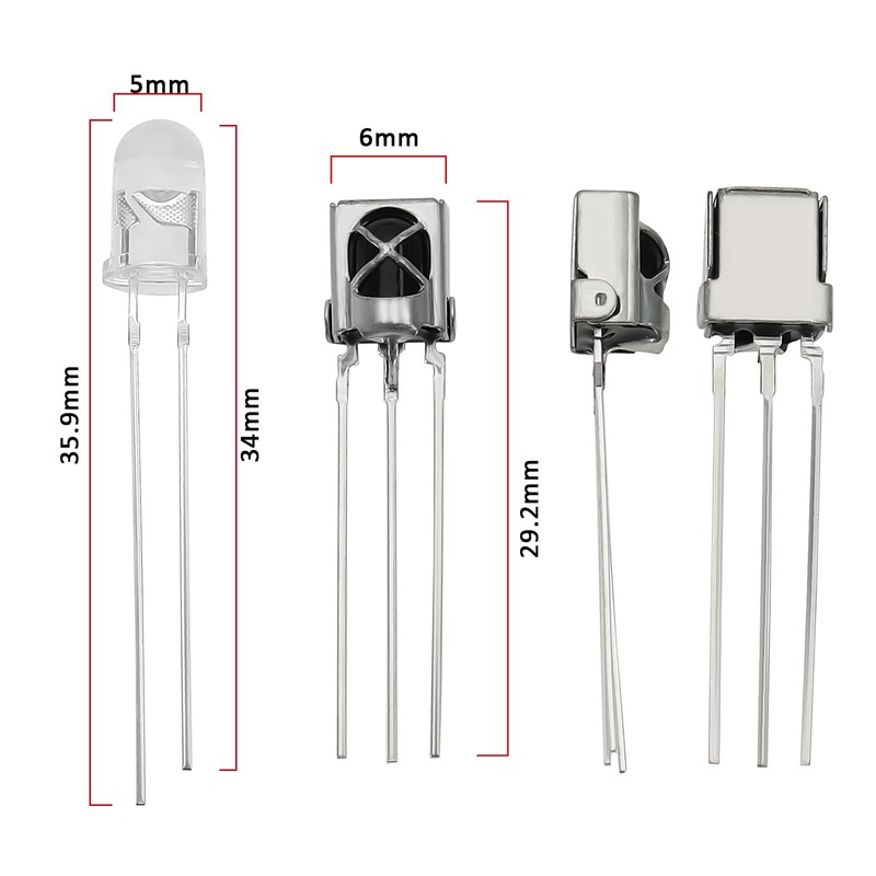 EMSea Pack of 20 Pairs Transmitter Receiver Kit 5 mm