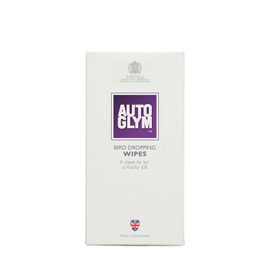 Autoglym Bird Dropping Wipes, x10 - Exterior Car Cleaning Wipes Offer A Quick, Clean Fix For A Mucky Job