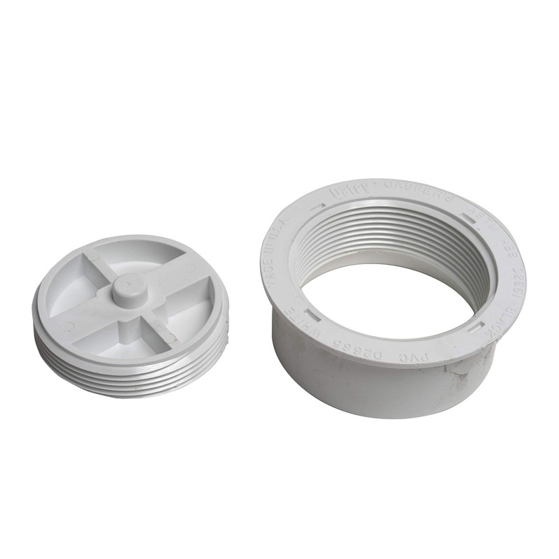 Oatey 4 in. PVC Snap-In Cleanout Assembly