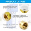 CO2 Adapter, Dual Sealed Design, Quick Connect Adapter, Easy to