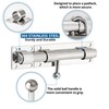 SAYAYO EMS8000-LS Door Bolt Bolt Stainless Steel Lock Lock Gate