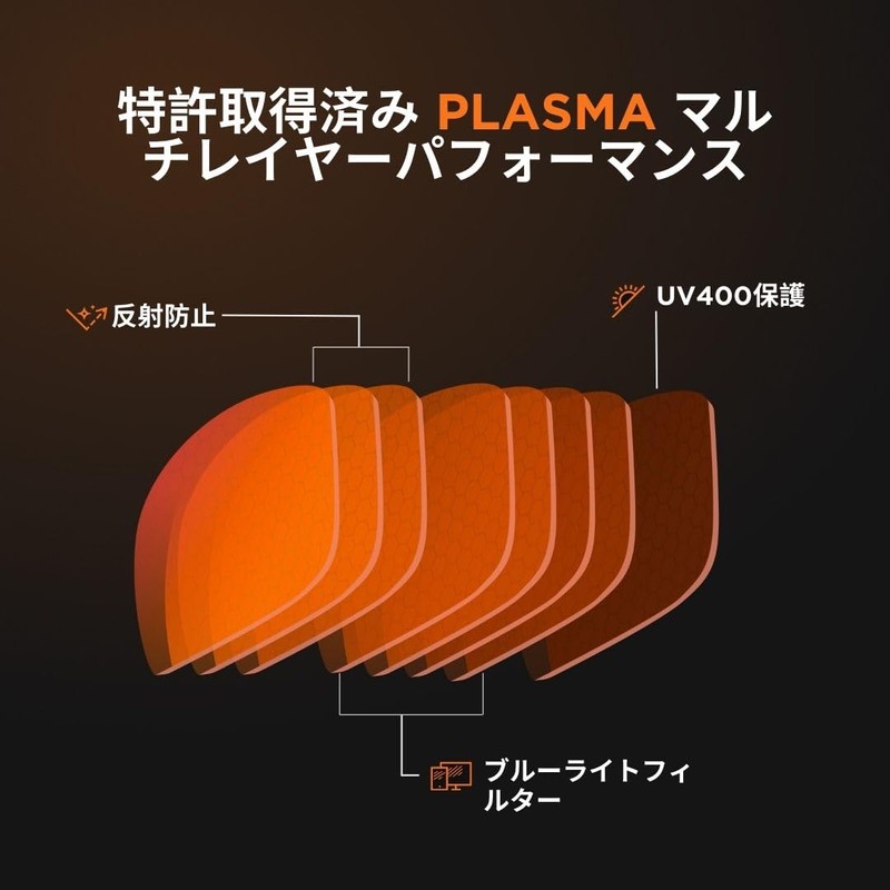 Horus X Gaming Glasses, Blue Light Blocking PC Glasses, Blue