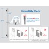 ROVOGO Shower Slide Bar 30-Inch with Height/Angle Adjustable Handheld Shower