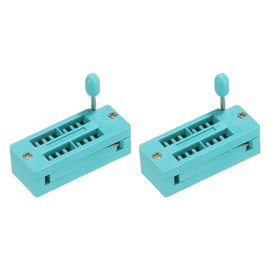 PATIKIL Universal IC Test ZIF Socket 16 Pin 2.54 mm Spacing Pack of 2