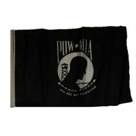 POWMIA POW MIA 12"x18" Sleeved Polyester Garden Flags