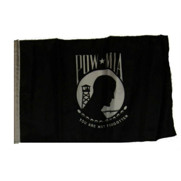 POWMIA POW MIA 12"x18" Sleeved Polyester Garden Flags