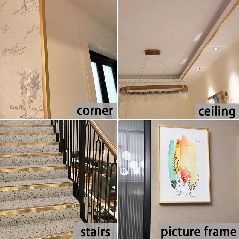 Trimold Aluminum Peel and Stick L Molding Corner Guards with