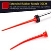 caulking extension nozzle，Caulking Nozzle for Sausage Caulking Gun,Long Sausage Nozzle,Reusable