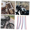 BUGUUYO 4pcs Motorcycle Switch Button Connector for Horn Headlight Turn