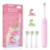 YUNCHI K5 Kids Electric Toothbrush Rechargeable for Ages 4-6-8-12 with